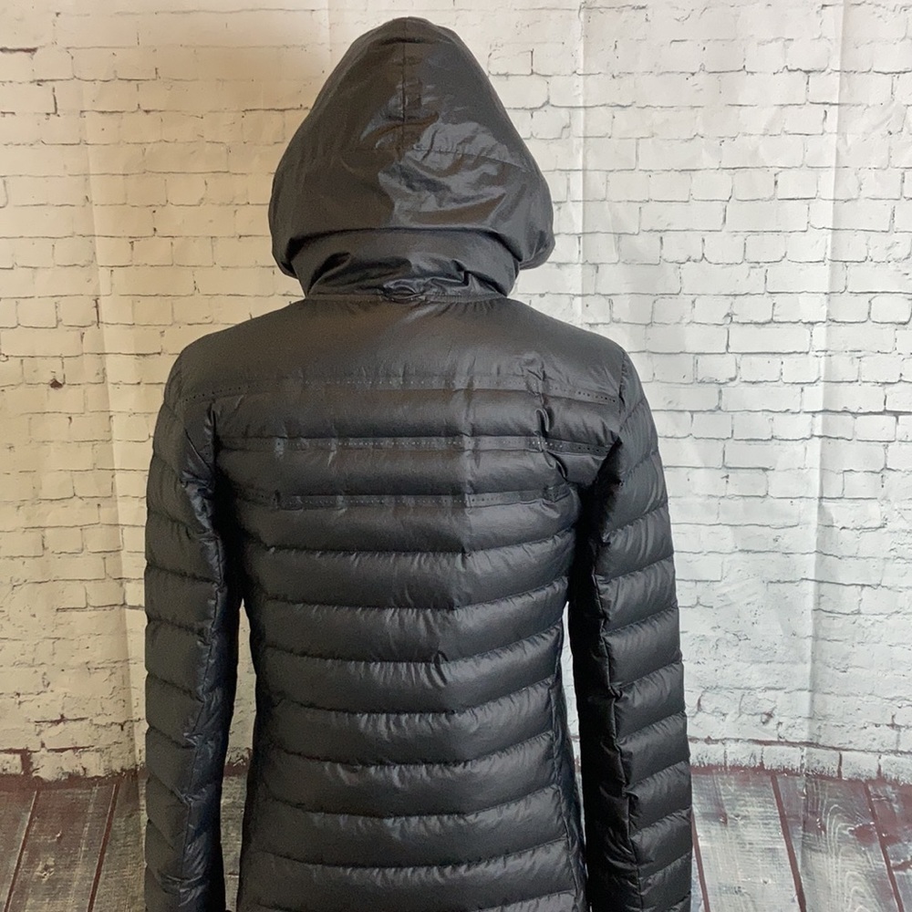 Nike Sportswear Tech AeroLoft Down Parka Jacket Sz S Longline Cozy Athleisure - Picture 11 of 16